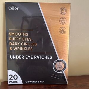 Under Eye Patches - Black and Gold